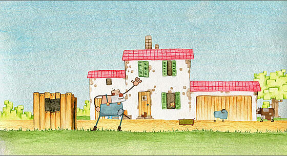 layout image (to proper size of the container)