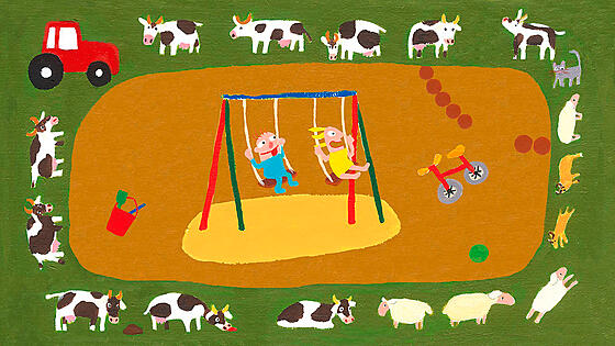 layout image (to proper size of the container)