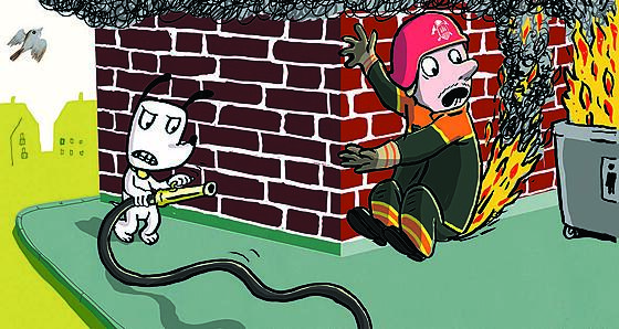 layout image (to proper size of the container)