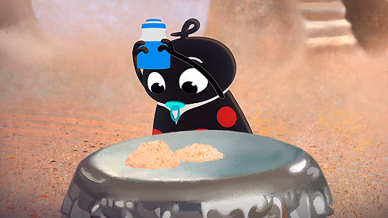 layout image (to proper size of the container)