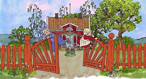 layout image (to proper size of the container)