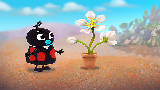 layout image (to proper size of the container)