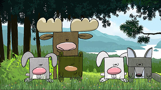 layout image (to proper size of the container)