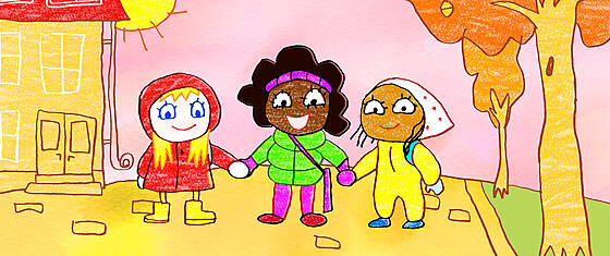 layout image (to proper size of the container)