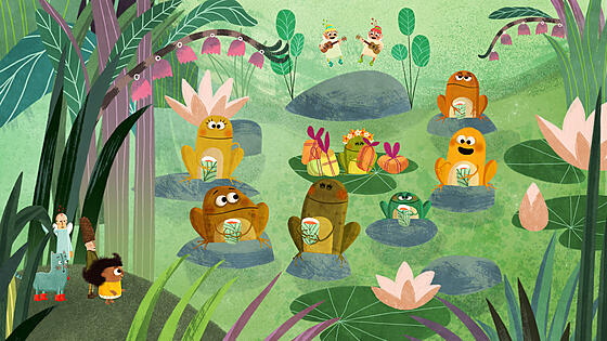 layout image (to proper size of the container)