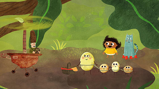 layout image (to proper size of the container)