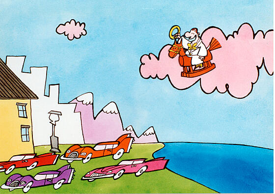 layout image (to proper size of the container)