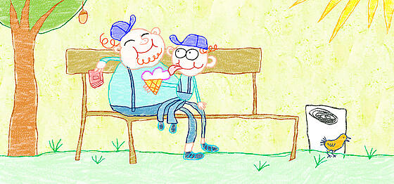 layout image (to proper size of the container)