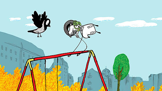 layout image (to proper size of the container)